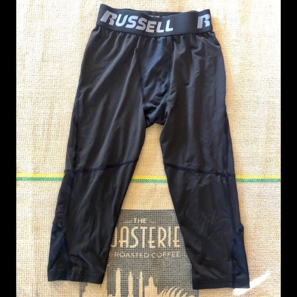 russell boys compression pants